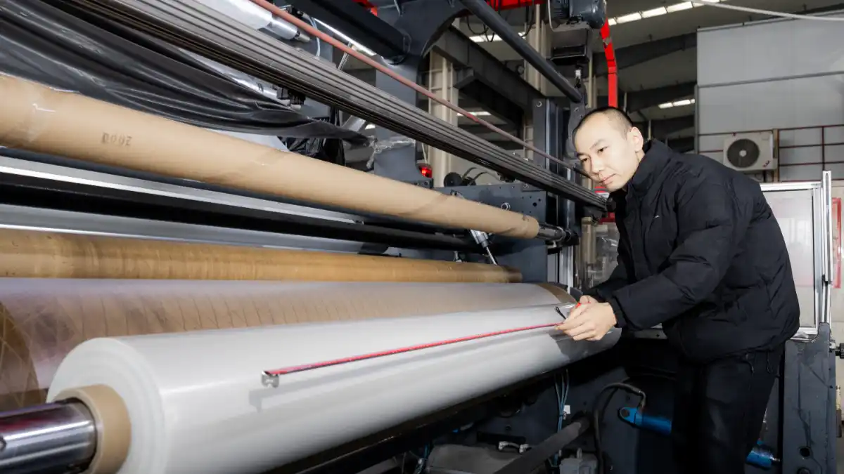 Timely inspections during the production process ensure the precision and stability of TPU film production.