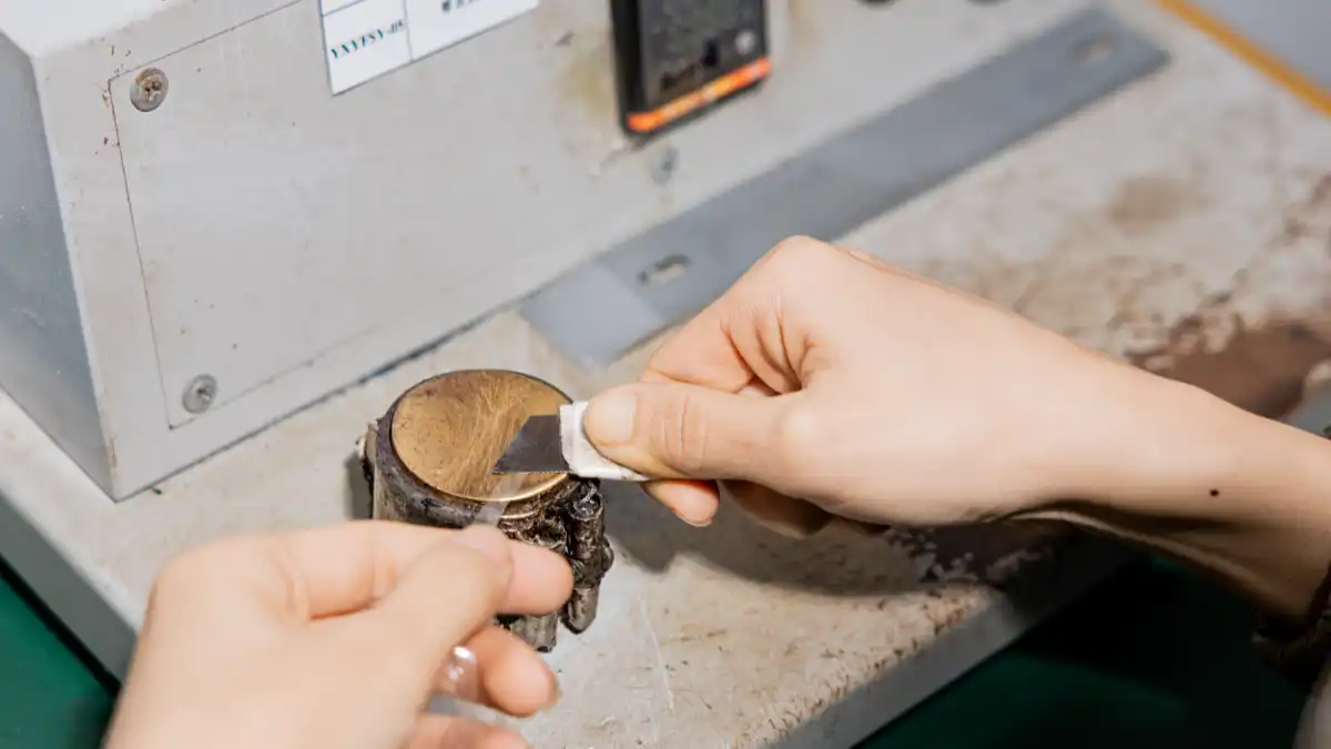 Ongoing TPU thin film surface testing