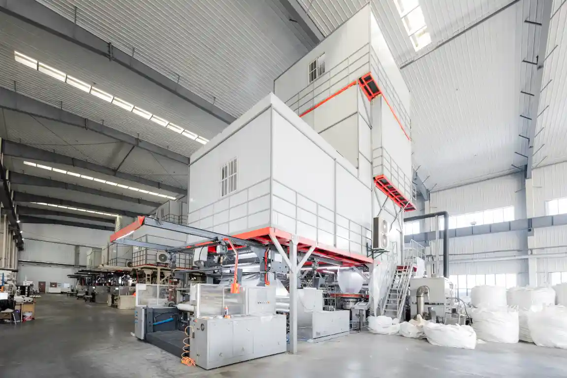 Equipment in Bingtao's TPU film production workshop